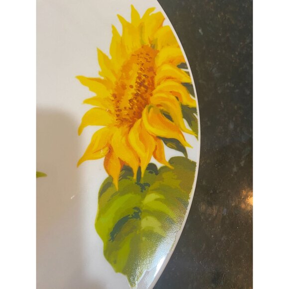 Royal Norfolk 10" Sunflower Plate - Picture 2 of 6